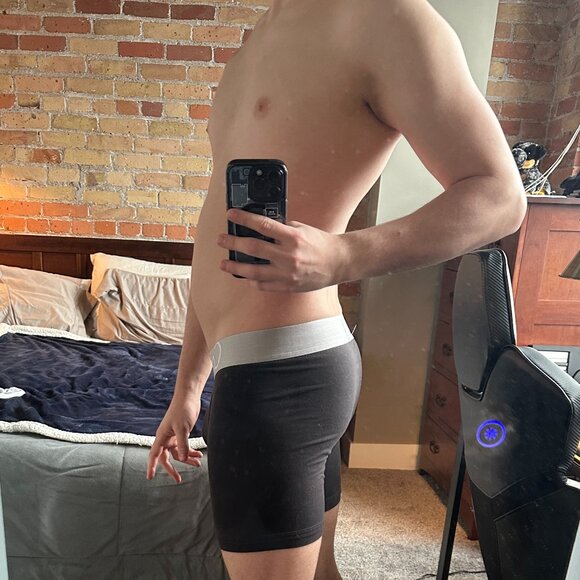 Calvin Klein Steel Men's Boxer Briefs (Black, Medium) - Picture 3 of 4